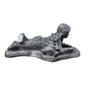 Vintage Pewter Figurine Dear Santa Michael A Ricker Special Edition 1998 USA